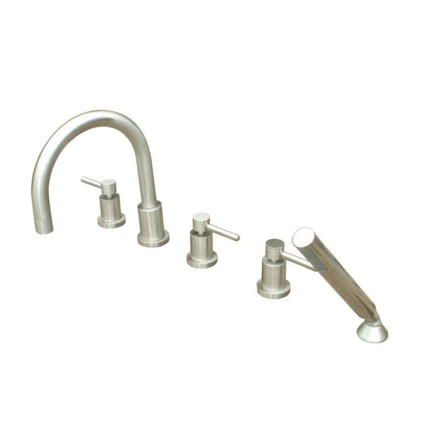 Kingston Brass KS83285DL Concord 5 Piece Roman Tub Filler