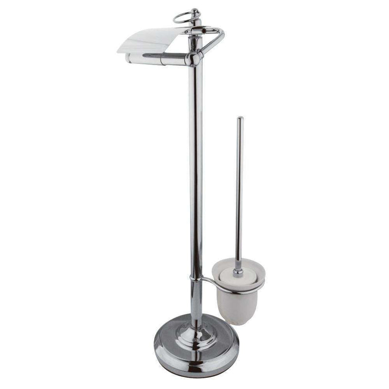 Kingston Brass CC2011 Toilet Paper Stand with Brush