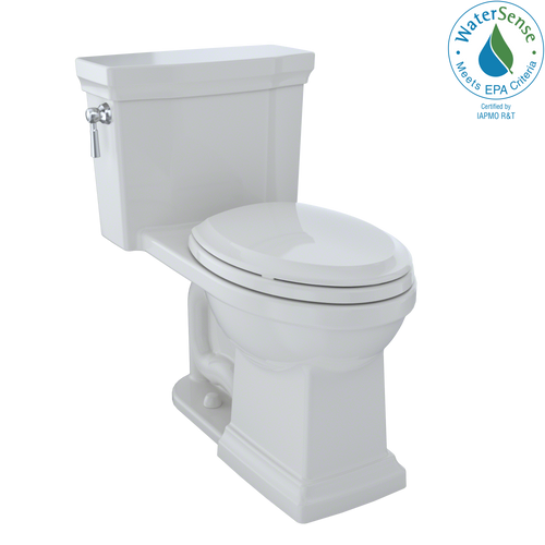 TOTO Promenade II 1G One-Piece Elongated 1.0 GPF Universal Height Toilet with CeFiONtect, Colonial White MS814224CUFG#11