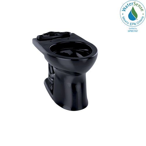 TOTO Drake II Universal Height Round Toilet Bowl, Ebony CST453CEFG#51