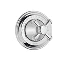 TOTO Vivian Cross Handle Three-Way Diverter Trim, Polished Chrome TS220XW