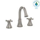 TOTO Vivian Alta Two Cross Handle Widespread 1.2 GPM Bathroom Sink Faucet, Polished Nickel TL220DD1H12