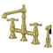 Kingston KS7277AXBS English Country 8" Bridge Kitchen Faucet