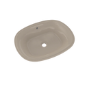 TOTO Maris 20-5/16" x 15-9/16" Oval Undermount Bathroom Sink with CeFiONtect, Bone LT481G