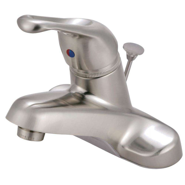 Kingston Brass KB518B Sg-Hnd 4 in. Centerset Bath Faucet