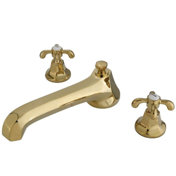 Kingston Brass KS4302TX Roman Tub Filler, Polished Brass