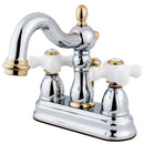 Kingston KB1604PX Heritage 4 in. Centerset Bath Faucet/