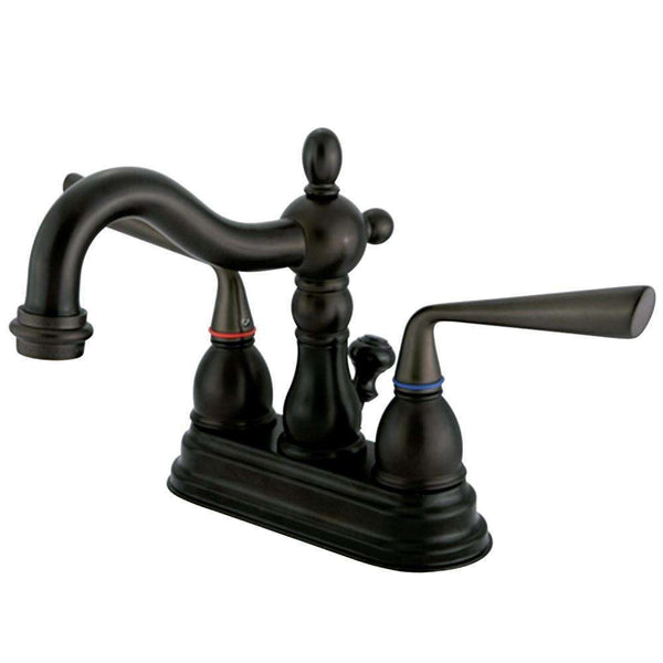 Kingston Brass KS1605ZL 4 in. Centerset Bath Faucet Bronze