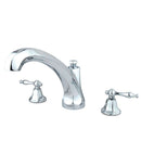 Kingston Brass KS4321NL Roman Tub Filler, Polished Chrome