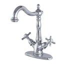 Kingston Brass KS1491BEX Vessel Sink Faucet, Polished Chrome