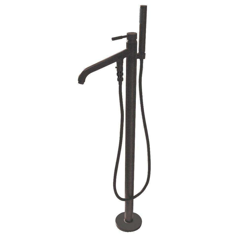 Kingston Brass KS8135DL Concord Floor Mount Tub Filler with