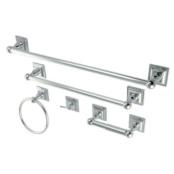 Kingston Brass BAHK3212478C Bath Accs Set, Polished Chrome