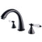 Kingston Brass KS2365WLL Roman Tub Filler Bath Tub