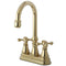 Kingston Brass KS2492KX Bar Faucet, Polished Brass