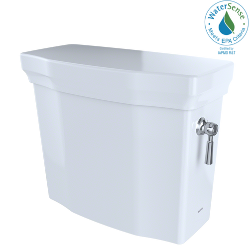 TOTO Promenade II 1.28 GPF Toilet Tank with Right-Hand Trip Lever, Cotton White ST403ER#01