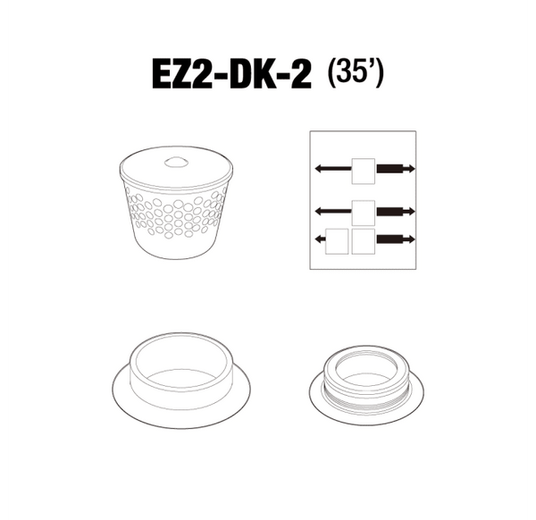 Noritz EZ2DK-2 Flex Vent Diffuser Kit