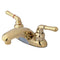 Kingston Brass GKB622LP 4 in. Centerset Bath Faucet Brass