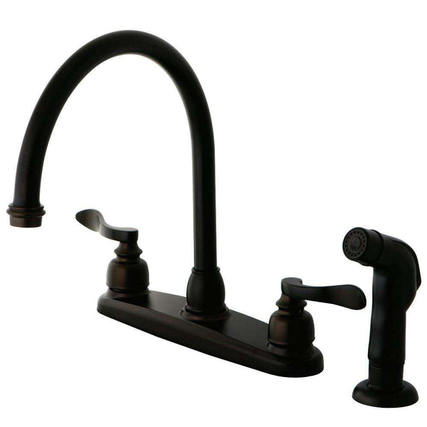 Kingston Brass KB8795NFLSP Centerset Kitchen Faucet Bronze