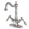 Kingston Brass KS1438TAL 4 in. Centerset Bathroom Faucet