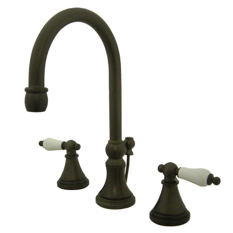 Kingston Brass KS2985PL 8 in. Widespread Bath Faucet Bronze