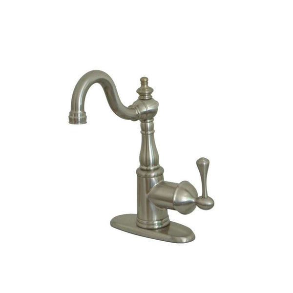 Kingston Brass KS7498BL English Vt Bar Faucet W/ Cover Plate