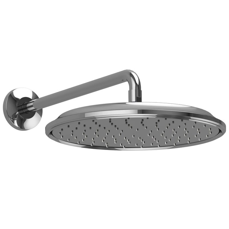 TOTO Classic Series Aero Rain Shower 12 Inch 2.5 GPM Showerhead, Polished Nickel TS112B12