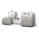 TOTO Touchless Auto Sensor Soap Dispenser with Controller, 3 Liter Reservoir, and 20 Liter Subtank for 2 Spout Compatibility- TLK01106U