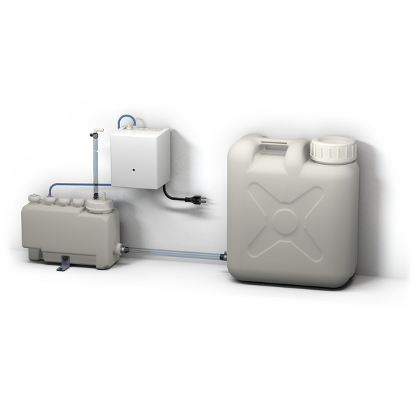 TOTO Touchless Auto Sensor Soap Dispenser with Controller, 3 Liter Reservoir, and 20 Liter Subtank for 3 Spout Compatibility- TLK01107U