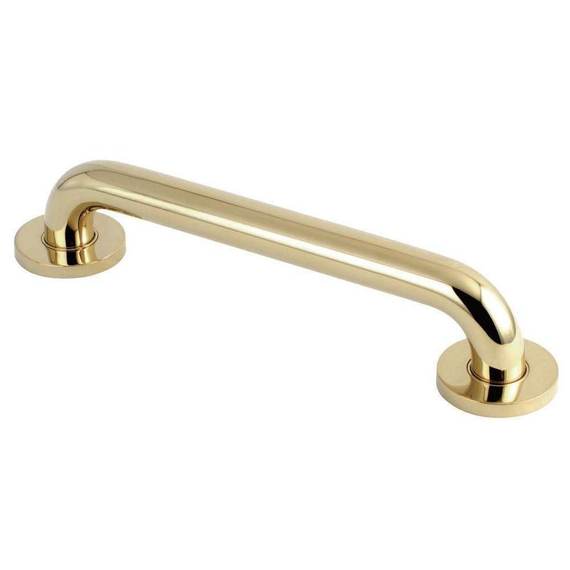 Kingston Brass DR514122 12" Decorative ADA Grab Bar Brass