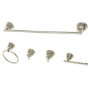 Kingston Brass BAH82134478PN 5P Bath Accs Set Nickel