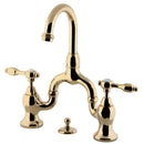 Kingston Brass KS7992TAL Bridge Bath Faucet, Polished Brass
