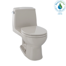 TOTO Eco UltraMax One-Piece Round Bowl 1.28 GPF Toilet, Bone MS853113E