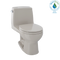 TOTO Eco UltraMax One-Piece Round Bowl 1.28 GPF Toilet, Bone MS853113E#03