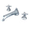 Kingston Brass KS4301BX Roman Tub Filler, Polished Chrome