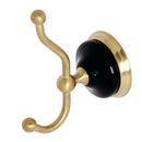 Kingston Brass BA9117BB Onyx Robe Hook, Brushed Brass