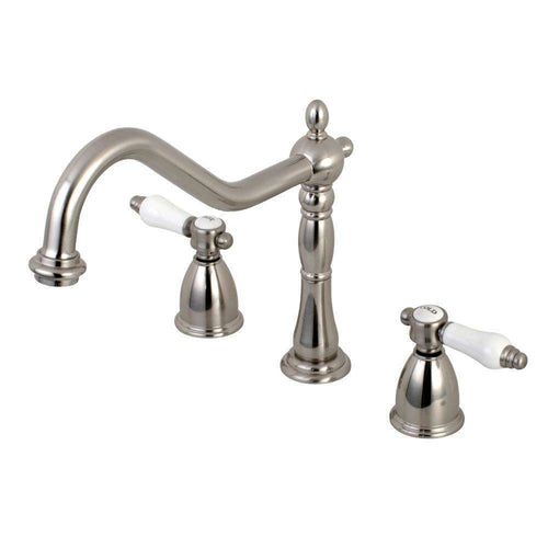 Kingston Brass KB1798BPLLS Widespread Kitchen Faucet