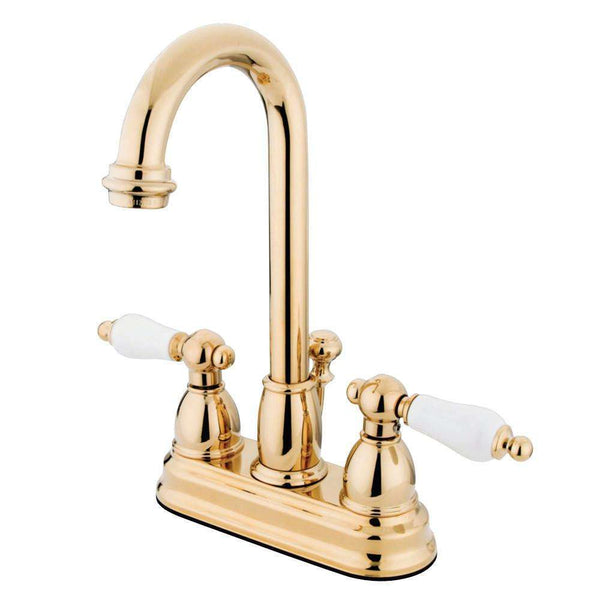 Kingston Brass KB3612PL 4 in. Centerset Bath Faucet Brass