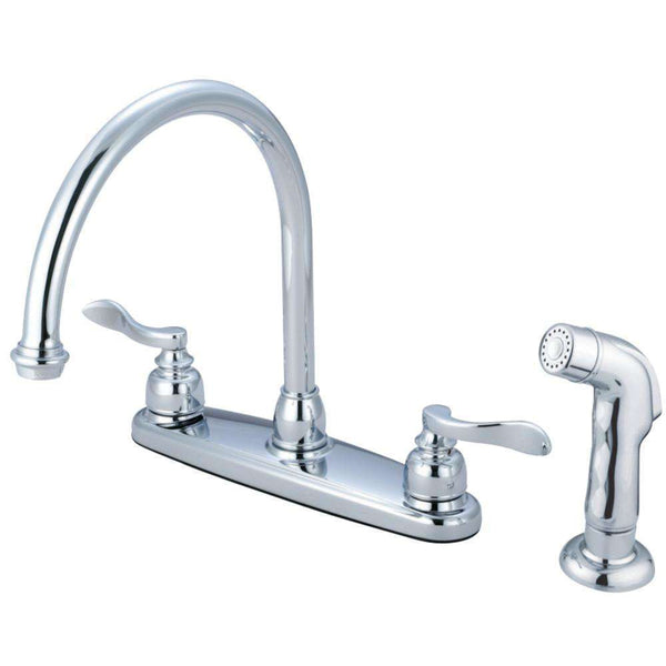 Kingston Brass KB8791NFLSP Centerset Kitchen Faucet