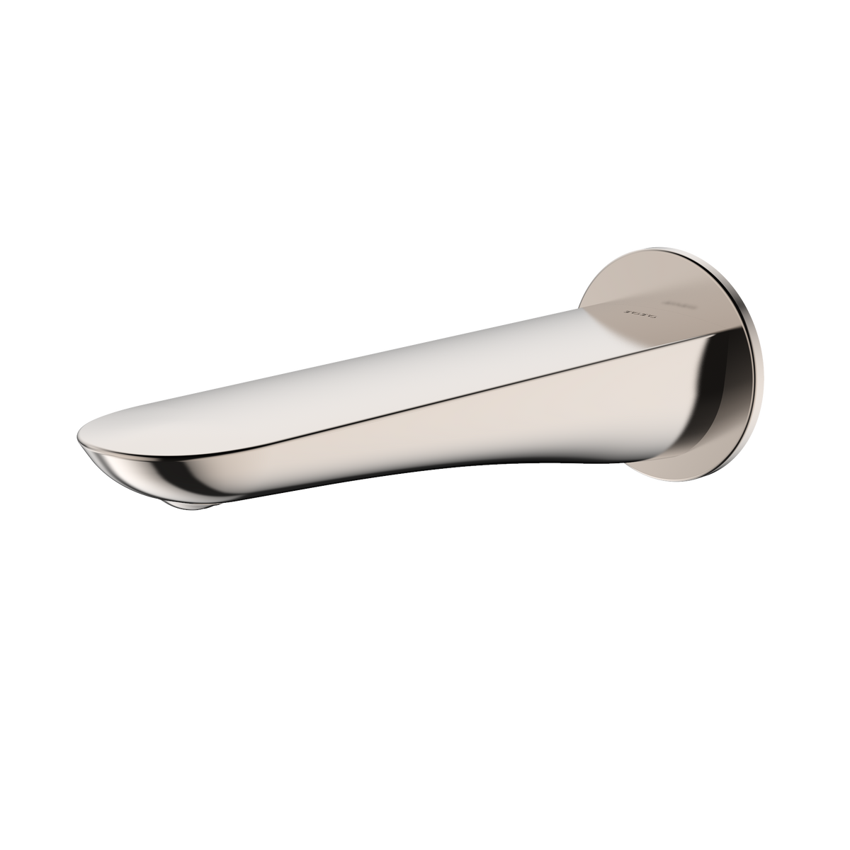TOTO Modern R Wall Tub Spout, Polished Nickel TBG01001U#PN