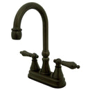 Kingston Brass KS2495AL Governor Bar Faucet Without Pop-Up