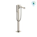 TOTO GC Single-Handle Free Standing Tub Filler with Handshower, Brushed Nickel TBG08306U