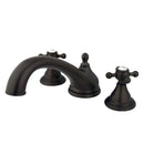 Kingston Brass KS5535BX Roman Tub Filler, Oil Rubbed Bronze