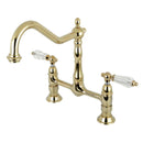 Kingston KS1172WLL 8" Centerset Kitchen Faucet LessBrass