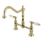 Kingston KS1172WLL 8" Centerset Kitchen Faucet LessBrass