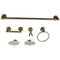 Kingston Brass BAK1750AB2 6P T Bar Bath HW Set, Antique