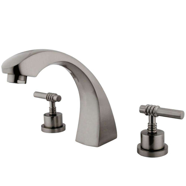 Kingston Brass KS4368ML Roman Tub Filler, Brushed Nickel