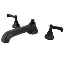 Kingston Brass KS4305FL Roman Tub Filler, Oil Rubbed Bronze