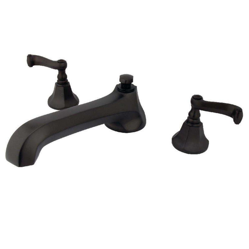 Kingston Brass KS4305FL Roman Tub Filler, Oil Rubbed Bronze