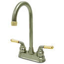 Kingston KB499 Magellan Two-Hnd 4" Centerset Bar Faucet/