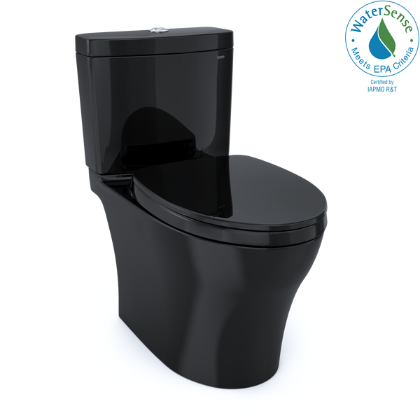 TOTO Aquia IV WASHLET Two-Piece Elongated Dual Flush 1.28 and 0.8 GPF Toilet, Ebony MS446124CEM#51